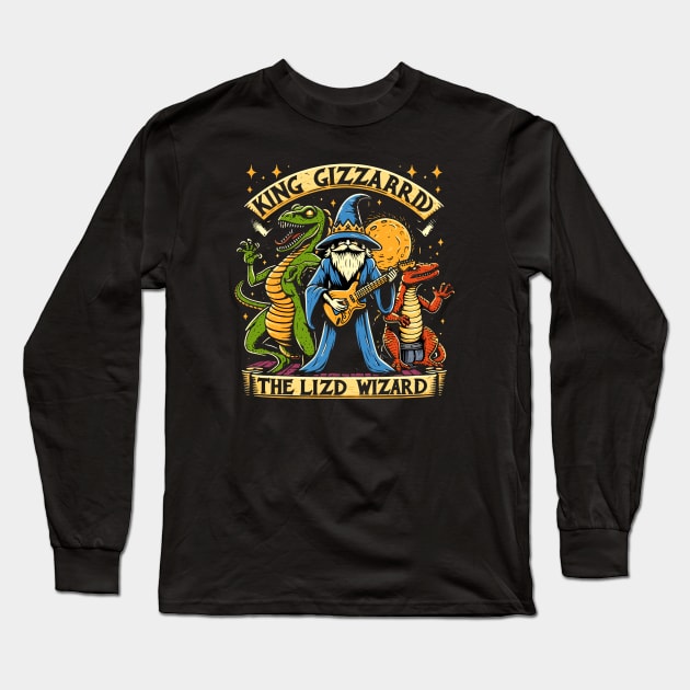 king gizzard and the lizard wizard Long Sleeve T-Shirt by Rizstor